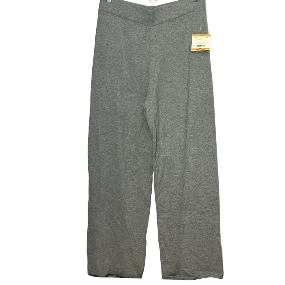Anne Klein Gray Knit Relaxed Fit Sweatpants NWT